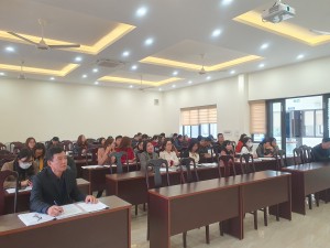 (CCTK huyện Thủy Nguyên) - Hội nghị tập huấn điều tra vốn đầu tư thực hiện - Điều tra hoạt động xây dựng quý năm 2023