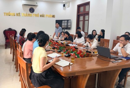 Đoàn giám sát số 8 của Cục Thống kê làm việc tại  thành phố Hải Phòng về điều tra IO năm 2026