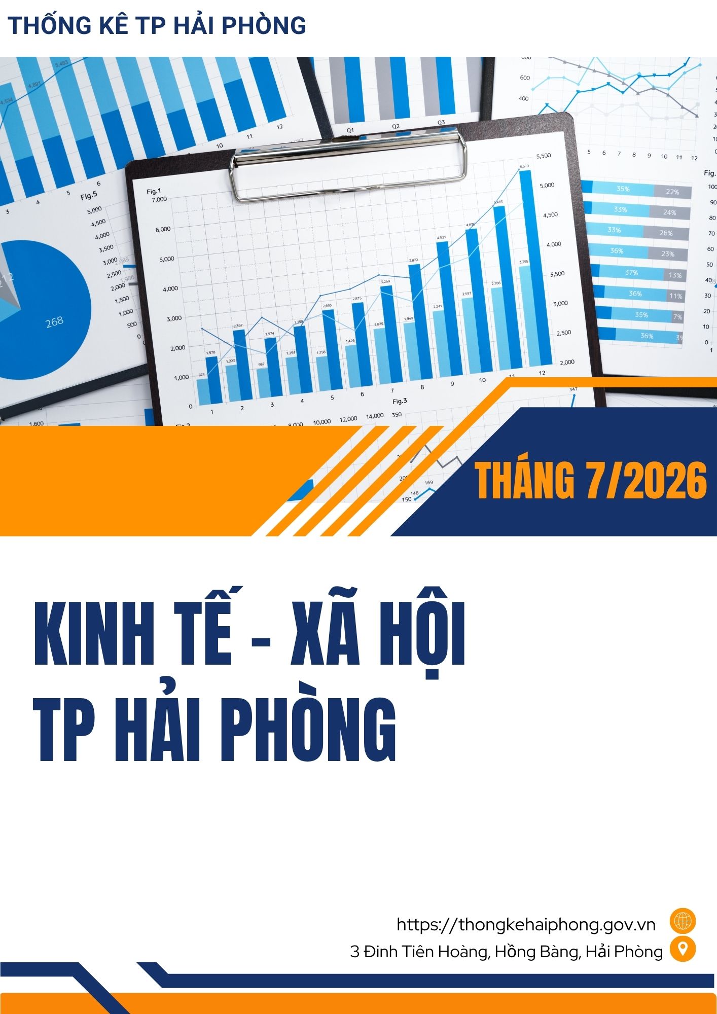 Infographic tình hình kinh tế - xã hội tháng tháng 7, 7 tháng năm 2026 thành phố Hải Phòng
