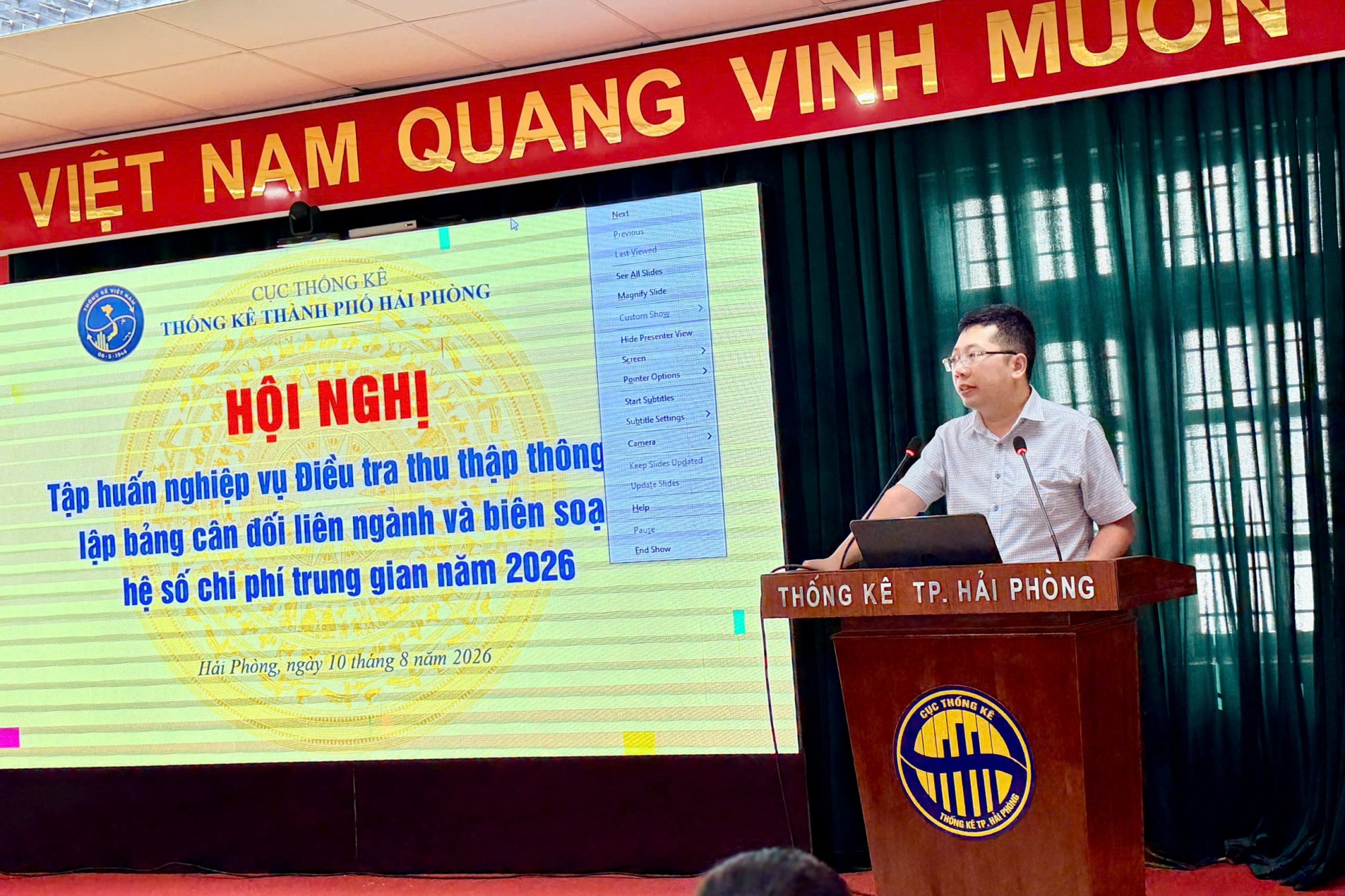 Hội nghị tập huấn điều tra thu thập thông tin lập bảng cân đối liên ngành và biên soạn hệ sống chi phí trung gian (IO) năm 2026
